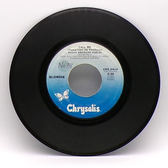 Call Me by Blondie 45 Record - Picture 3 of 6